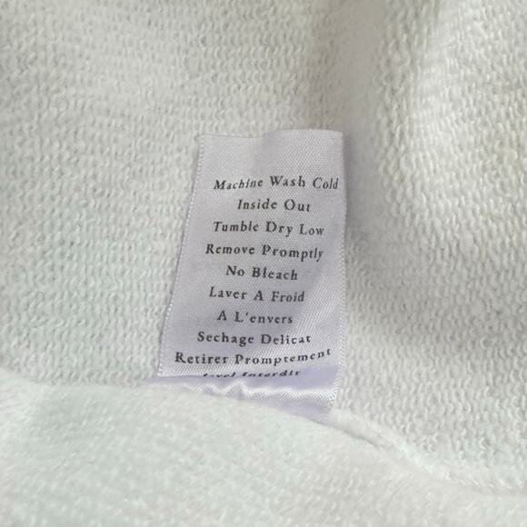 Frank & Eileen Ella The Easiest Dress Triple Fleece In White Size Medium - Large - Picture 13 of 13